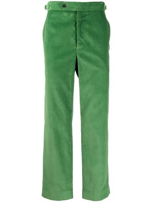 BODE straight-leg cotton corduroy trousers - Green