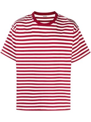 BODE striped cotton T-shirt - Red