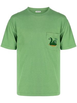 BODE Swan cotton T-shirt - Green