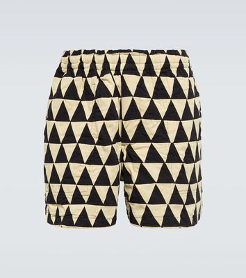 Bode Thousand Pyramid cotton shorts
