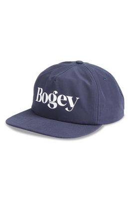 BOGEY BOYS Bogey Snapback Baseball Cap in Midnight 