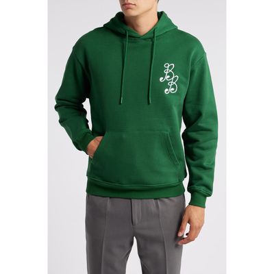 BOGEY BOYS Essential Cotton Hoodie in Eden Green 