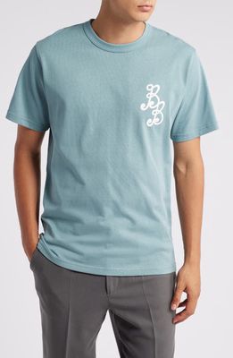 BOGEY BOYS Essential Cotton Logo T-Shirt in Bogey Blue 