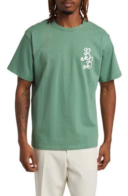 BOGEY BOYS Essential Cotton Logo T-Shirt in Spruce