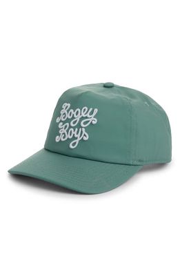 BOGEY BOYS Essential Logo Embroidered Snapback Baseball Cap in Spruce