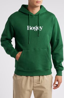 BOGEY BOYS Logo Cotton Graphic Hoodie in Pine 