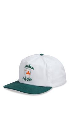 BOGEY BOYS Royal Flush Snapback Baseball Cap in White 