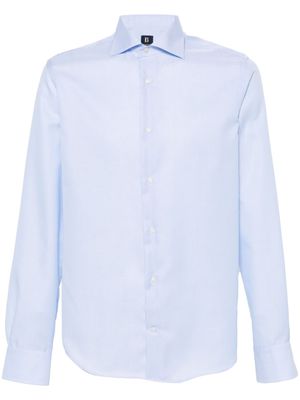 Boggi Milano cotton bobby shirt - Blue