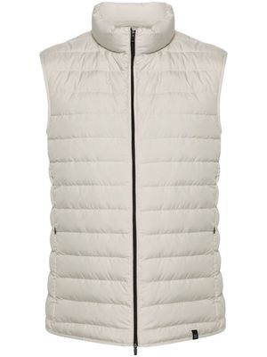 Boggi Milano ripstop padded gilet - Neutrals