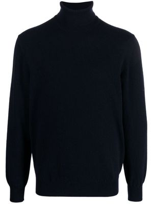 Boggi Milano roll-neck cashmere jumper - Blue