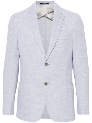 Boggi Milano single-breasted cotton blazer - Grey