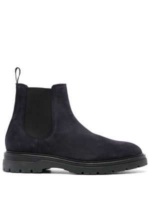 Boggi Milano slip-on suede ankle boots - Blue
