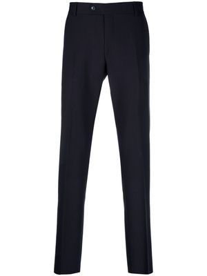 Boggi Milano straight-leg wool trousers - Blue