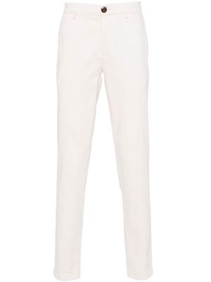 Boggi Milano tapered chino trousers - Neutrals