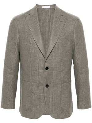 Boglioli checked wool blazer - Grey