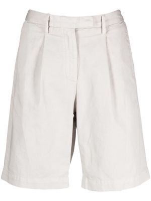 Boglioli cotton blend knee-length shorts - Grey