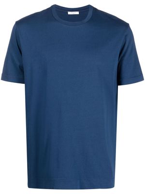 Boglioli crew-neck cotton T-shirt - Blue