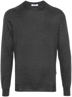 Boglioli crew-neck fine-knit jumper - Grey
