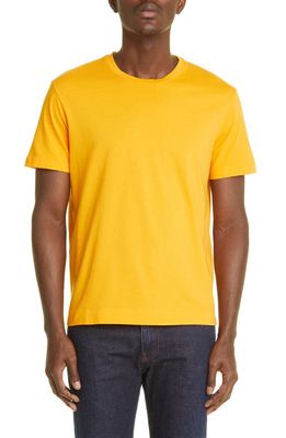 Boglioli Crewneck Cotton T-Shirt in Orange