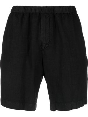 Boglioli elasticated straight-leg shorts - Black
