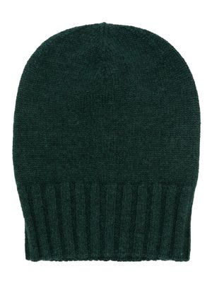 Boglioli fine-knit cashmere beanie - Green