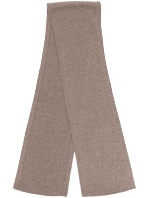 Boglioli fine-knit cashmere scarf - Neutrals