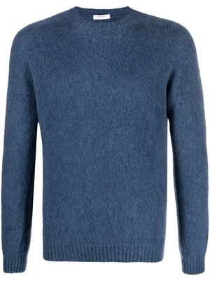 Boglioli knitted crew-neck jumper - Blue
