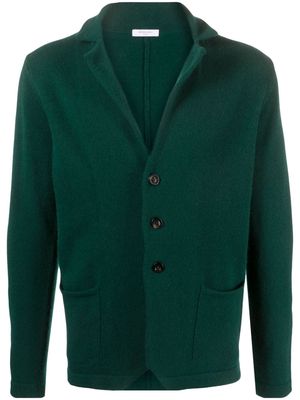 Boglioli knitted virgin wool blazer - Green