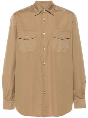 Boglioli long-sleeve cotton shirt - Brown