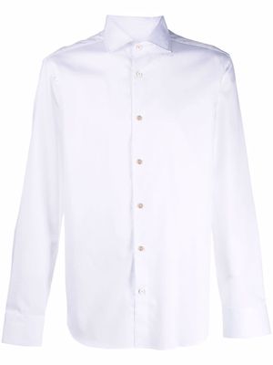 Boglioli long-sleeve cotton shirt - White
