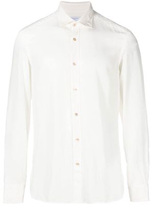 Boglioli long-sleeve lyocell shirt - White