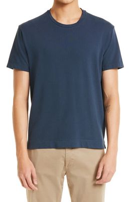 Boglioli Men's Cotton Crewneck T-Shirt in Navy
