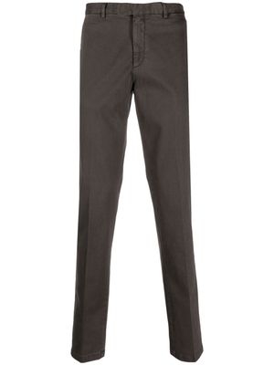 Boglioli mid-rise straight-leg trousers - Brown