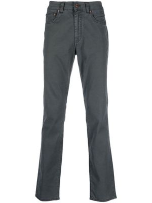 Boglioli mid-rise straight-leg trousers - Grey