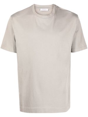 Boglioli plain cotton T-shirt - Neutrals