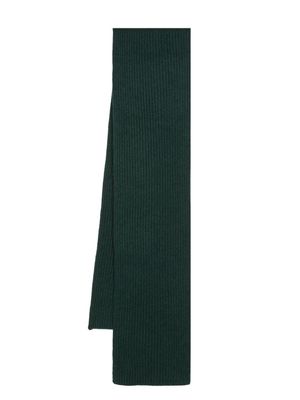 Boglioli ribbed-knit cashmere scarf - Green