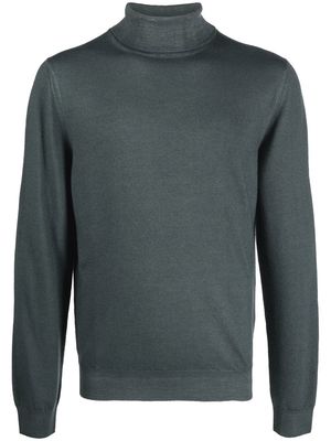 Boglioli roll neck long-sleeved jumper - Grey