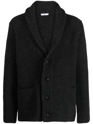 Boglioli shawl-collar virgin wool cardigan - Grey