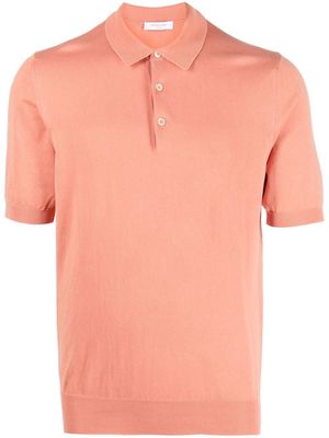 Boglioli short-sleeved polo shirt - Orange