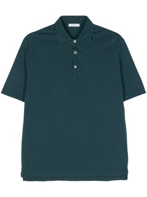 Boglioli short-sleeves cotton polo shirt - Blue