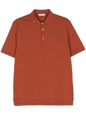 Boglioli short-sleeves cotton polo shirt - Orange