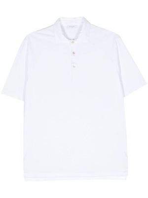 Boglioli short-sleeves cotton polo shirt - White