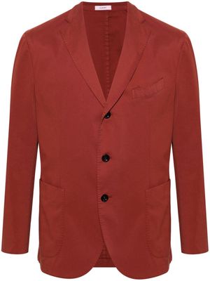 Boglioli single-breasted cotton blazer - Red