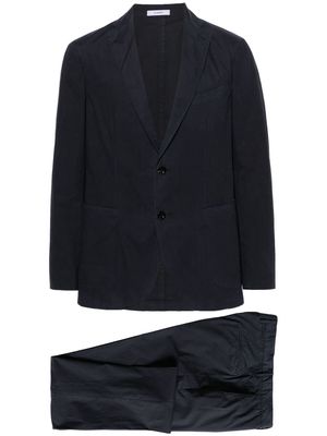 Boglioli single-breasted cotton suit - Blue