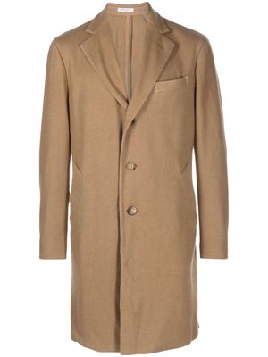 Boglioli single-breasted virgin wool coat - Brown