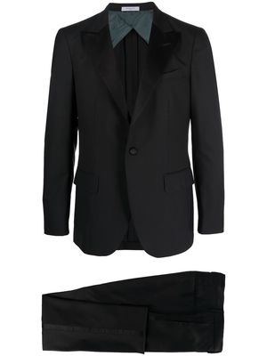 Boglioli single-breasted virgin wool dinner suit - Black