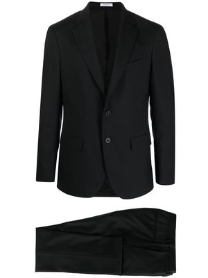Boglioli single-breasted virgin wool suit - Black