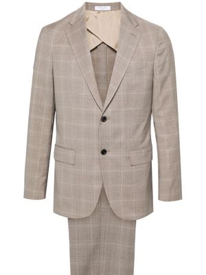 Boglioli single breasted wool suit - Brown