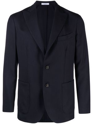Boglioli single-breasted wool suit jacket - Blue