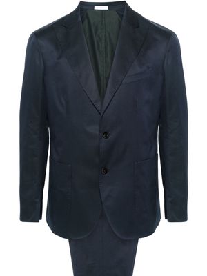 Boglioli twill cotton suit - Blue